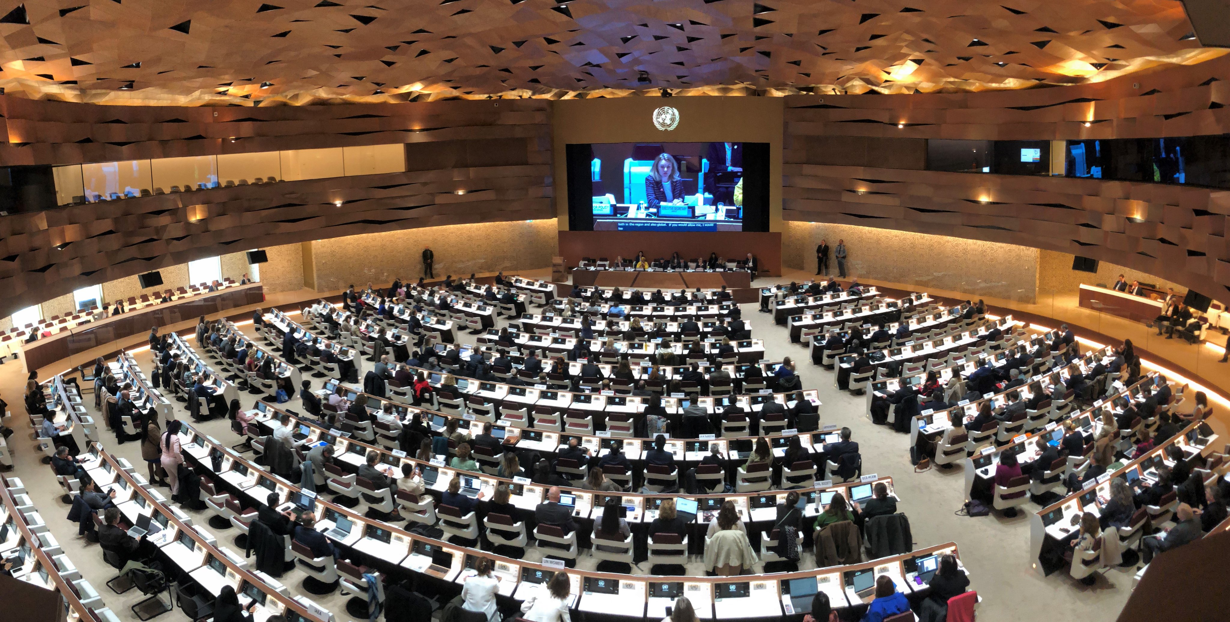 The Regional Forum for Sustainable Development at Palais des Nations in Geneva, Switzerland. Photo: UNECE