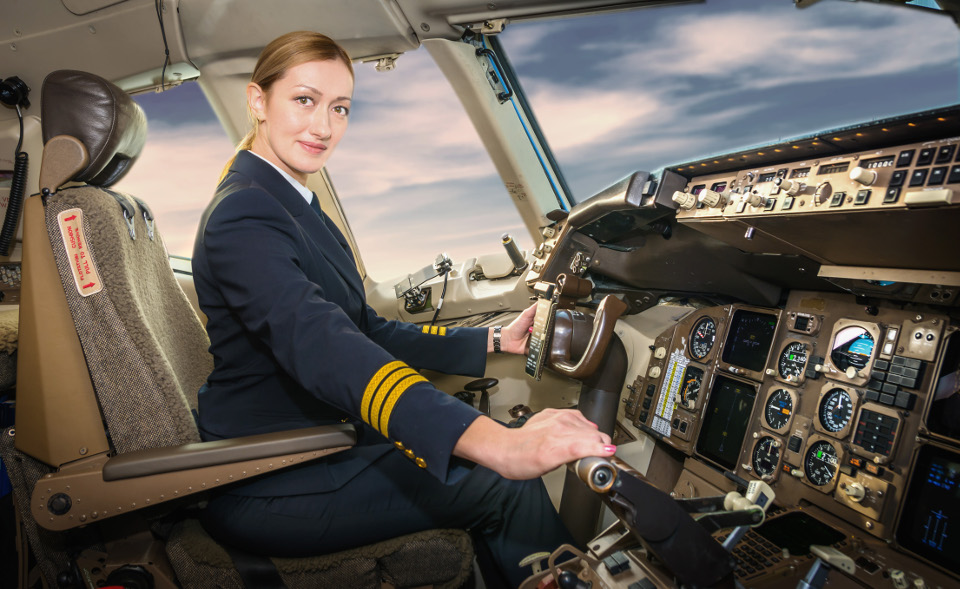 Natalia Linchenko, pilot. Photo: Air Astana