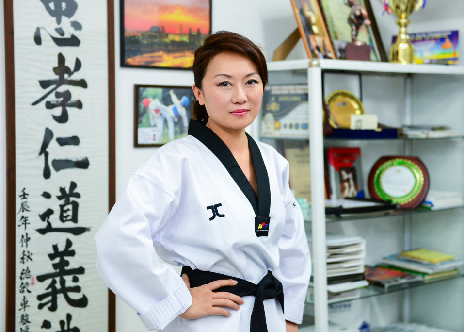 Svetlana Kahn, taekwondo coach. Photo: Korean Medical Centre