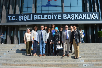 Delegation of Study Visit near the Sisli Municipality, Social Equality Unit Photo: Translator/Rustam Argymbayev