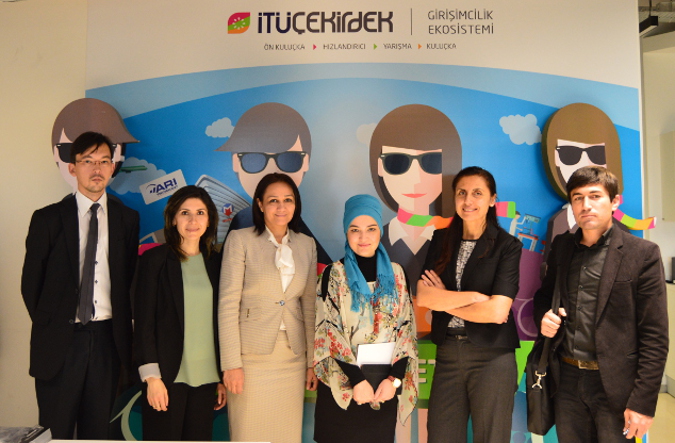 Delegation of study tour visited Istanbul University Incubation Center. Photo: UN Women