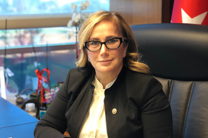 anan Kalsin, the Chairperson of The Committee on Equality of Opportunity for Women and Men (EOC) in the Turkish Parliament. Photo: UN Women/Ebru Özdayı Demirel