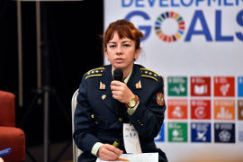 Sanja Pejović. Photo: UN Moldova/ Andrei Bogus