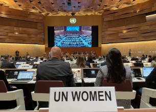 UN Women contributed to three peer-learning roundtables to ensure a gender perspective is included in the discussions. Credit: UN Women