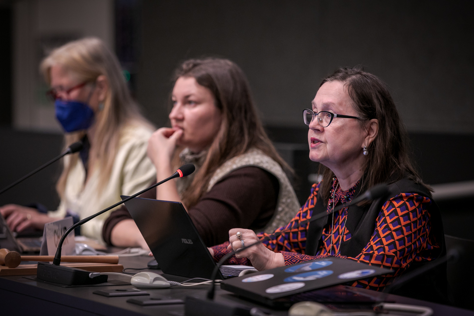 Civil Society Pre-Meeting at the Regional Forum on Sustainable Development 2022. Photo: Antoine Tardy / UN Women