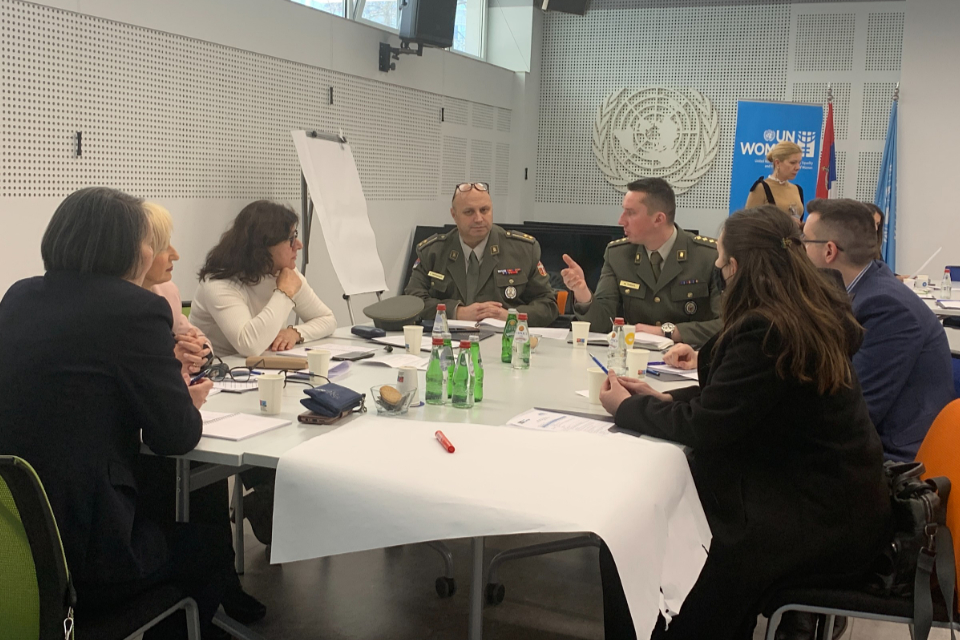  representatives of the Ministry of Defence in Serbia discussed how GRB can contribute to the improved gender equality 