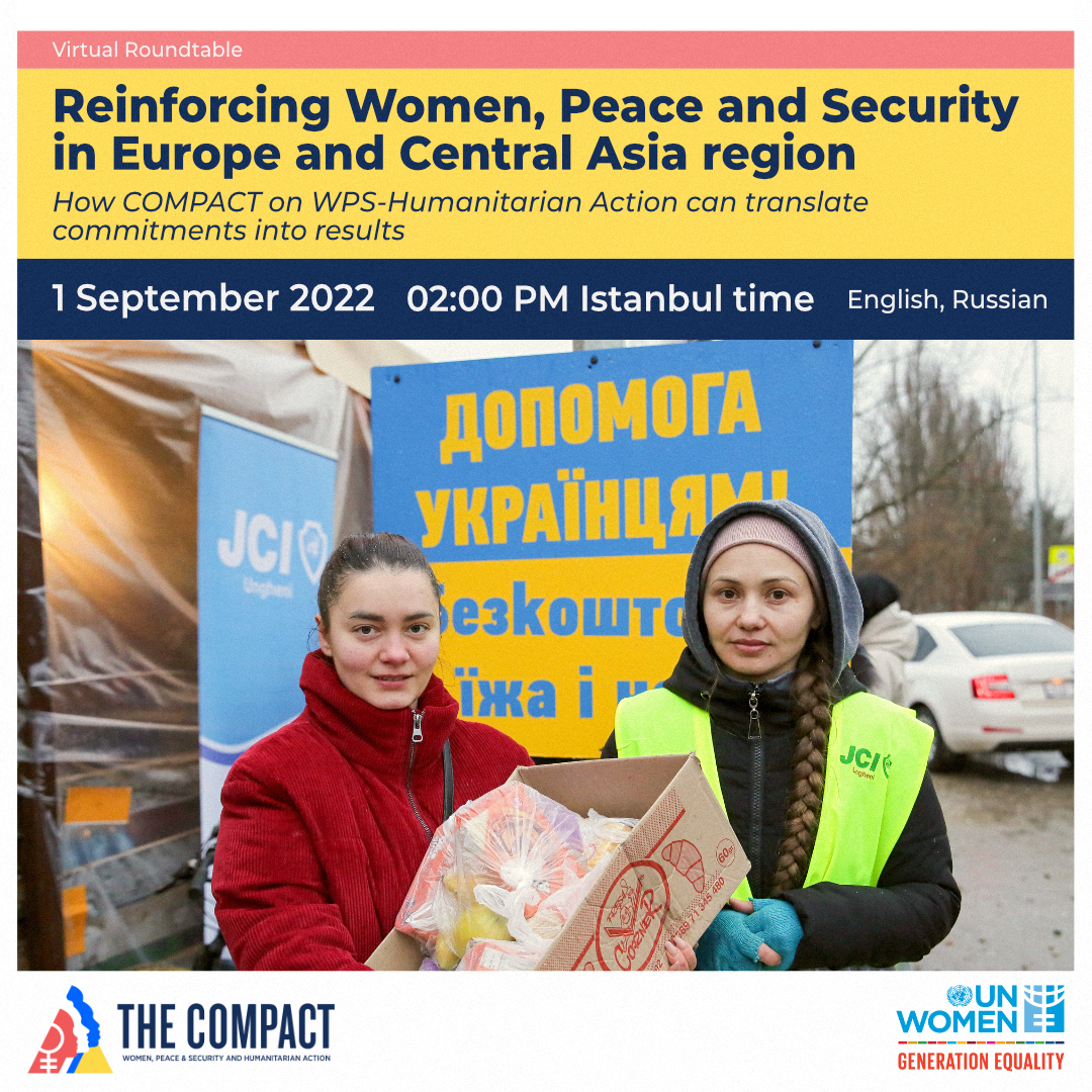 Virtual Regional Meeting "Reinforcing Women, Peace and Security in Europe and Central Asia region – how COMPACT on WPS-Humanitarian Action can translate commitments into results"     
