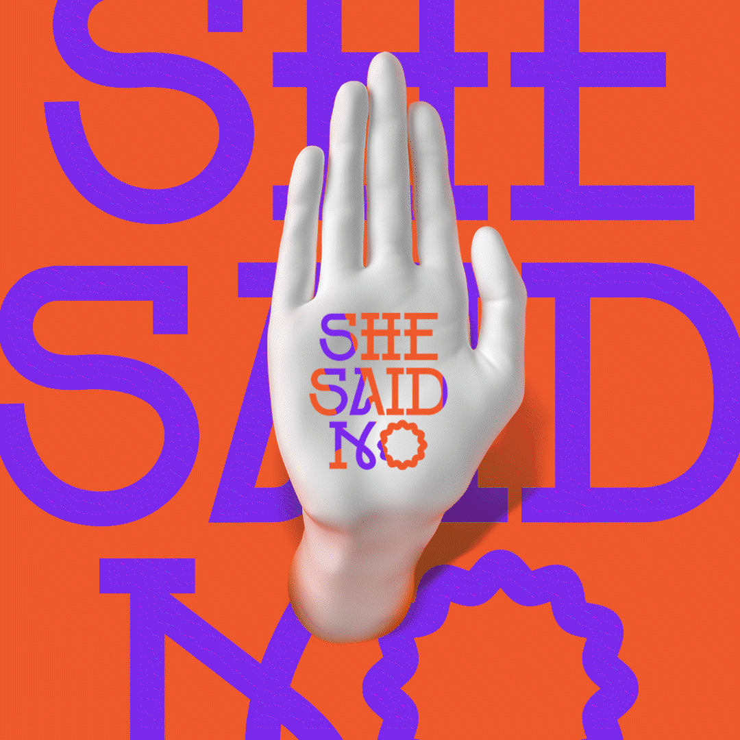 The posters represent the diversity of voices condemning violence against women. Design: Ogilvy. 