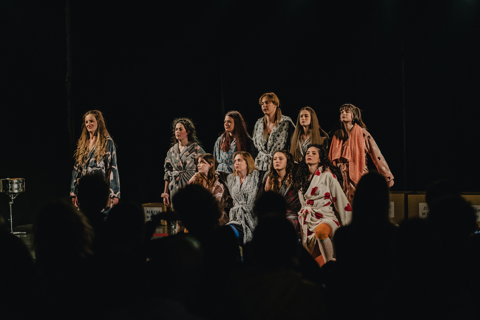 The play "Girls" examines the barriers, traditions and gender roles girls face growing up in Serbia. Photo: Courtesy of Reflektor Theatre/Nikola Đaković.
