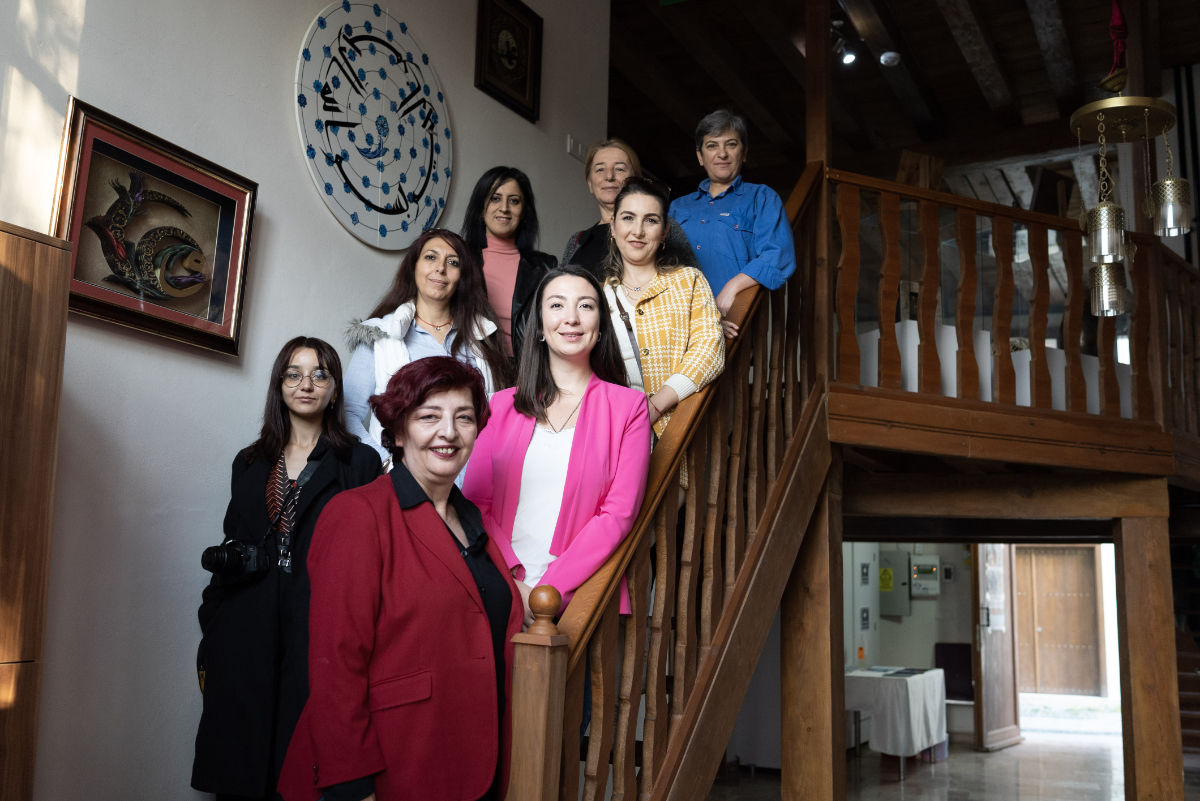 The Kütahya Entrepreneur and Artisan Women’s Association is taking steps towards institutionalization and digitalization through the small-grant support. Photo: UN Women/İlkin Eskipehlivan