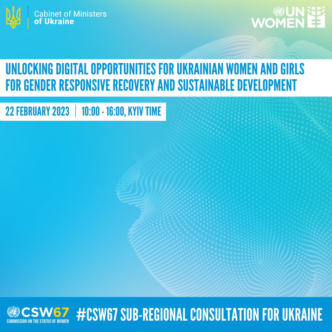 CSW 67 Sub-Regional Consultation for Ukraine: