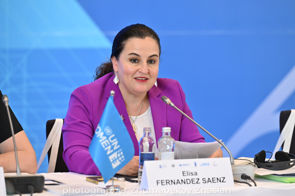 UN Women Deputy Regional Director, Elisa Fernández Sáenz.