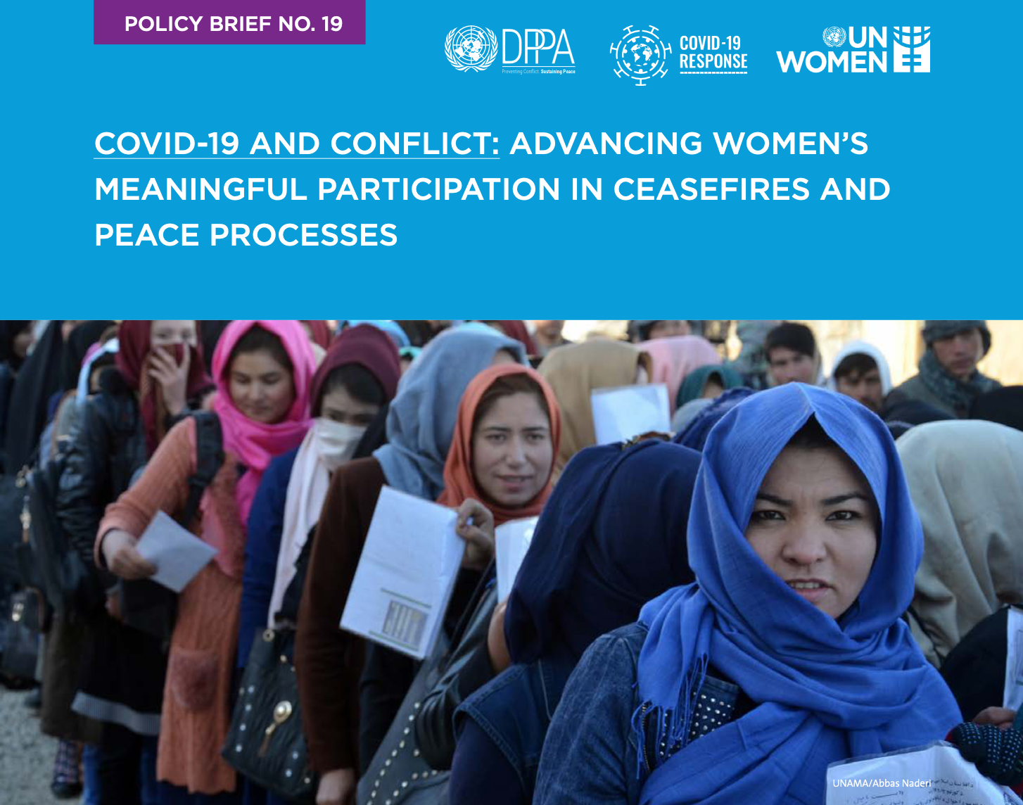 COVID-19 and conflict: Advancing women’s meaningful participation in ceasefires and peace processes