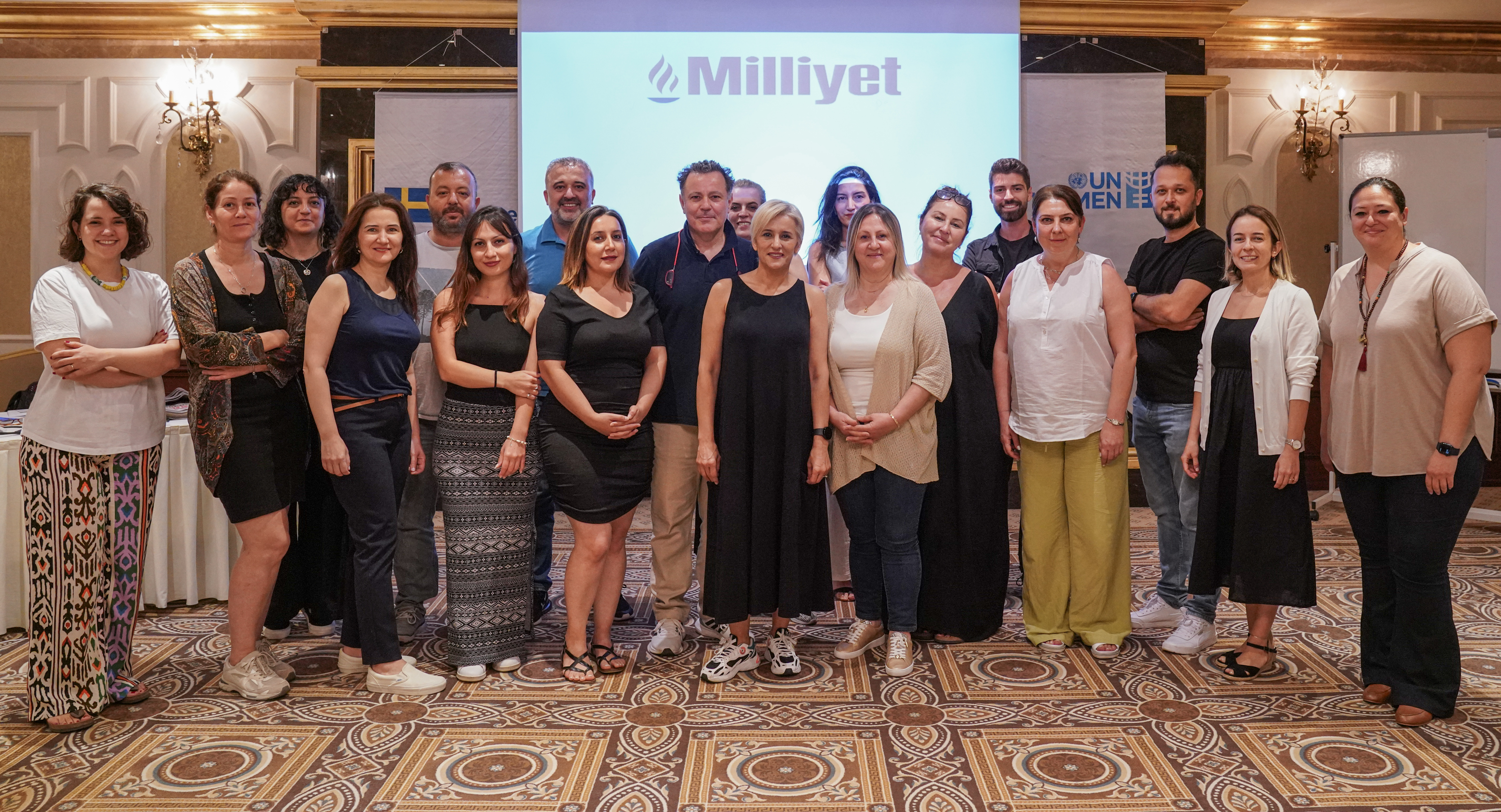 UN Women holds Gender Responsive Media Workshop Evaluation and Experience Sharing Meeting with Milliyet Newspaper. Photo: Milliyet Newspaper / Cemal Yurttaş