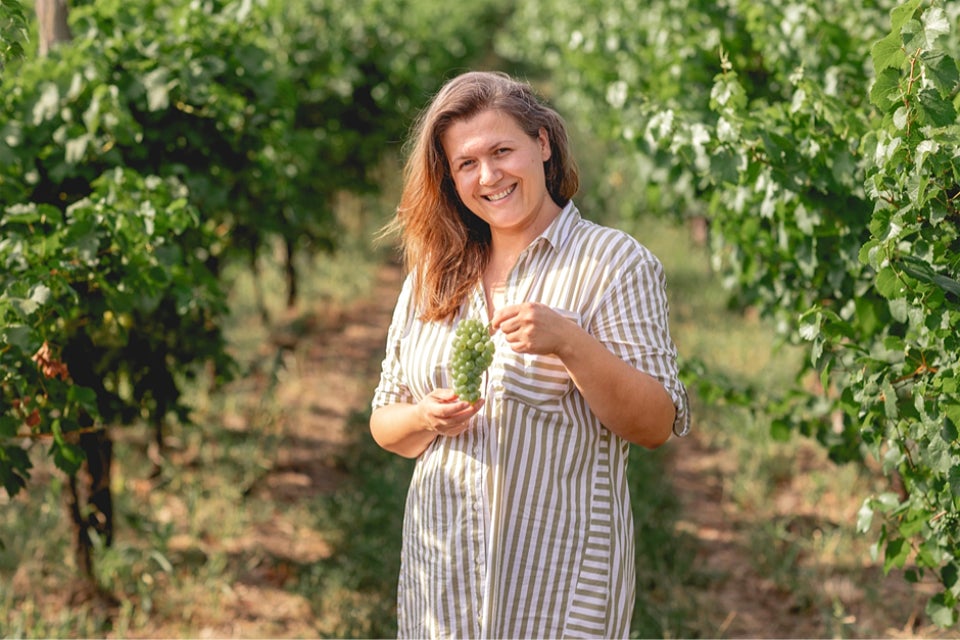 Natalia Efros-Bujor, co-founder of AlterEgo winery. 