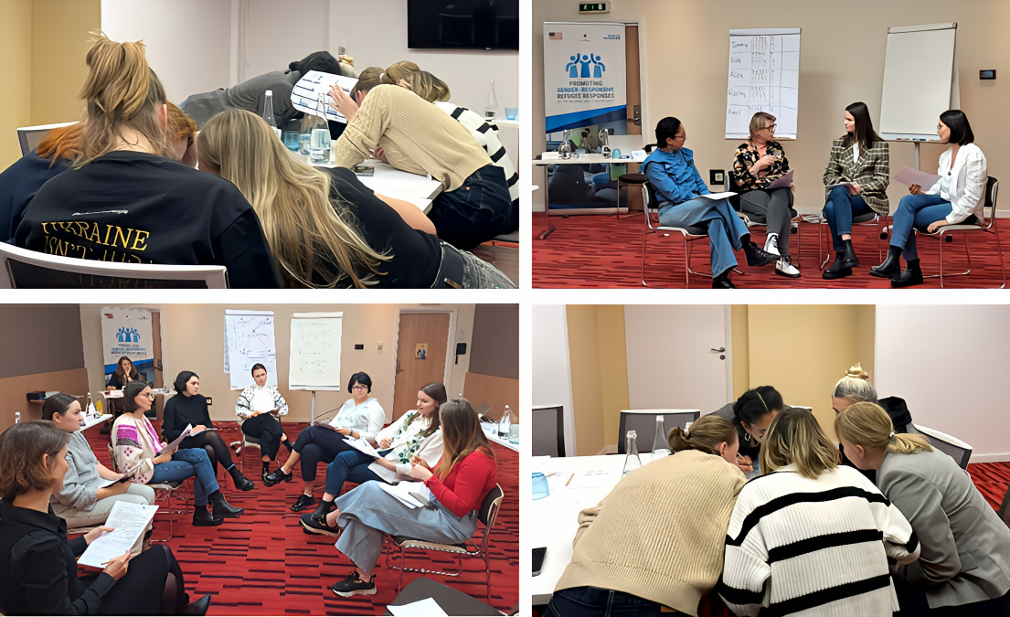 Representatives of women’s organisations involved in the Ukraine crisis response enhance their knowledge and skills in humanitarian negotiations