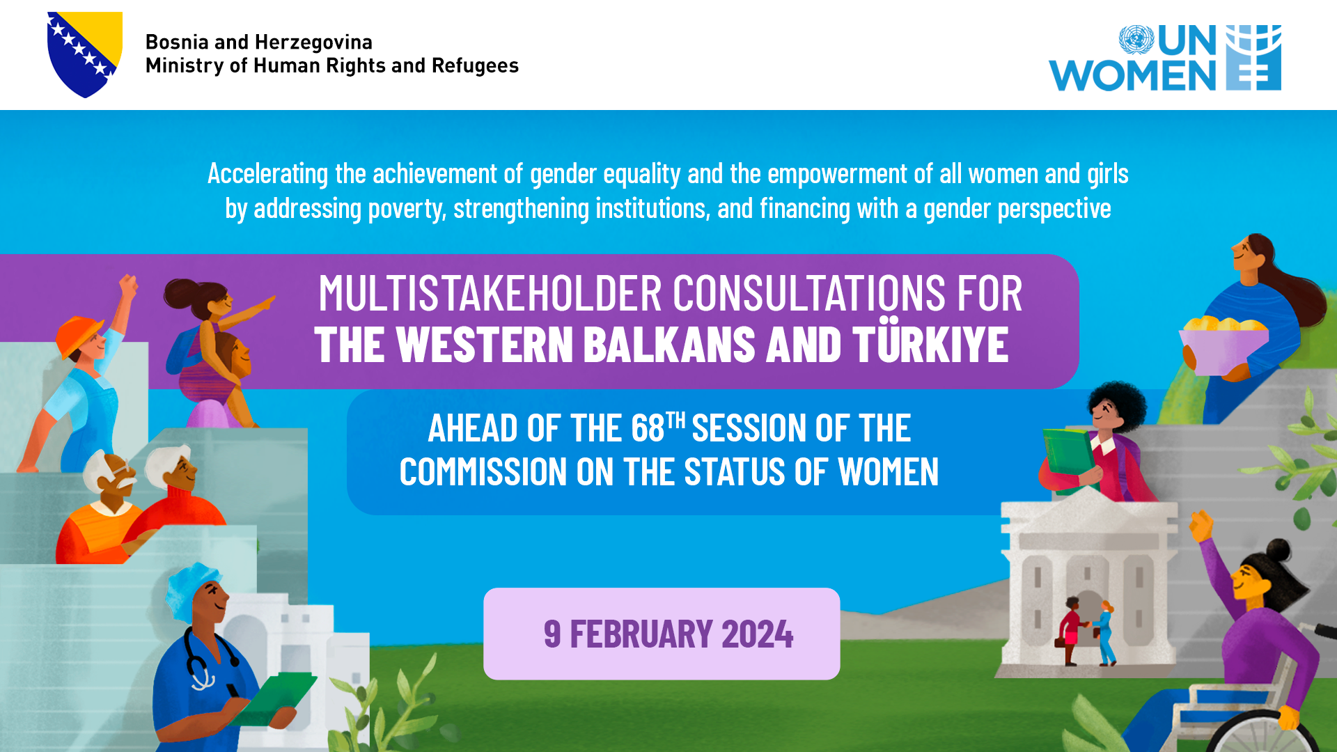 Multistakeholder Consultation for the Western Balkans and Türkiye ahead of the 68th session of the Commission on the Status of Women