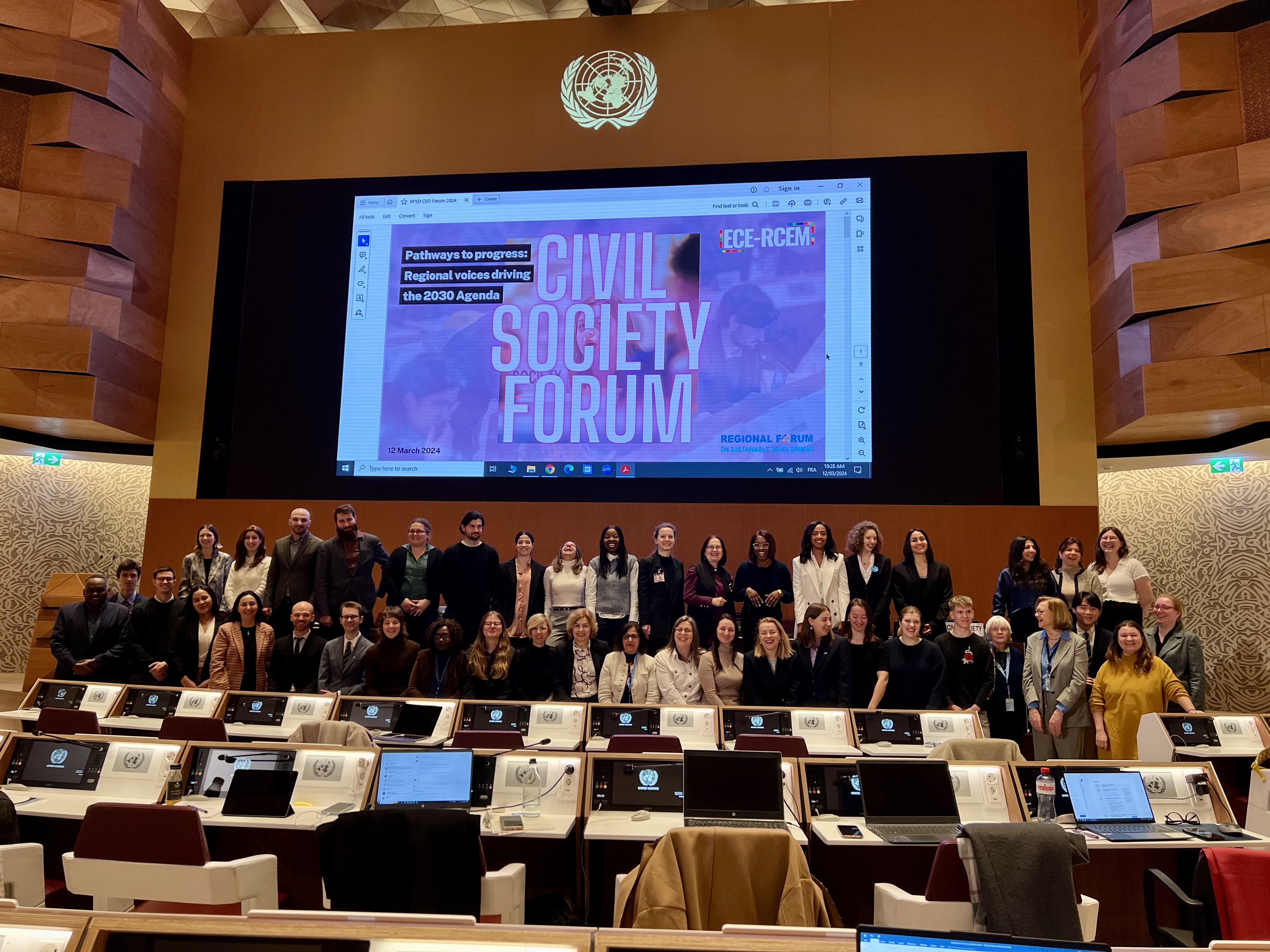 The theme of the Civil Society Forum 2024 was “Pathways to progress: Regional Voices Shaping 2030.” Credit: UN Women