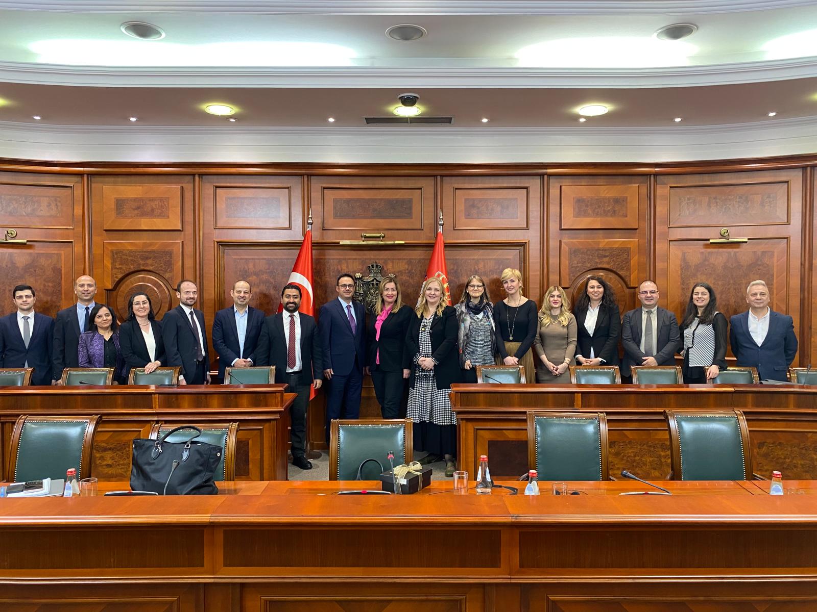 Participants of the study visit on Gender-Responsive Planning and Budgeting in Türkiye engage in discussions with Serbian authorities to enhance their knowledge and practices. Photo: UN Women