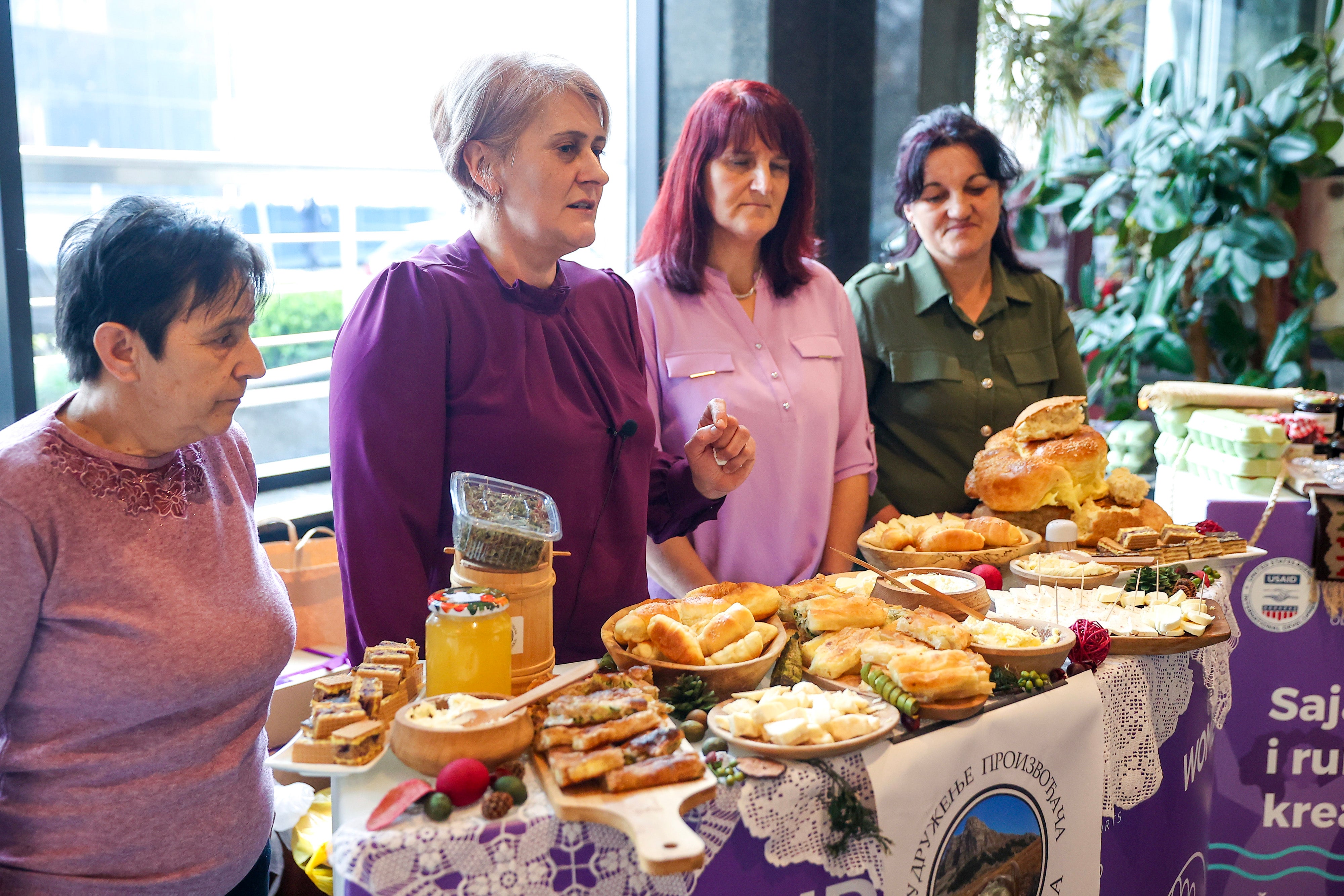 15 women entrepreneurs from across Bosnia and Herzegovina showcased their products during Handicraft Products Fair as part of the "Women in Tourism: Breaking Barriers, Shaping the Future" Conference. Photo: UN Women/Armin Durgut