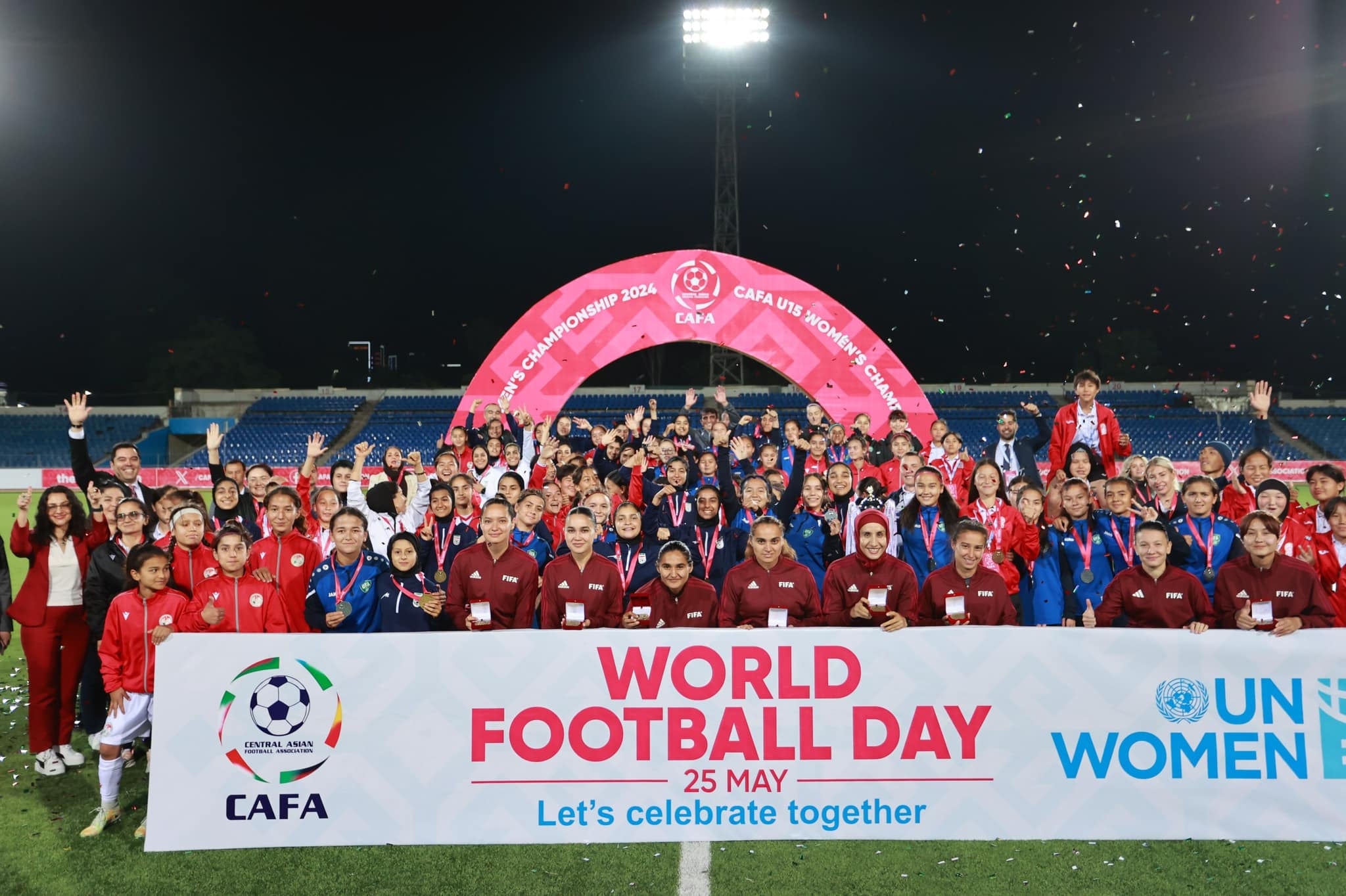 UN Women Tajikistan celebrates World Football Day with Central Asian Football Association