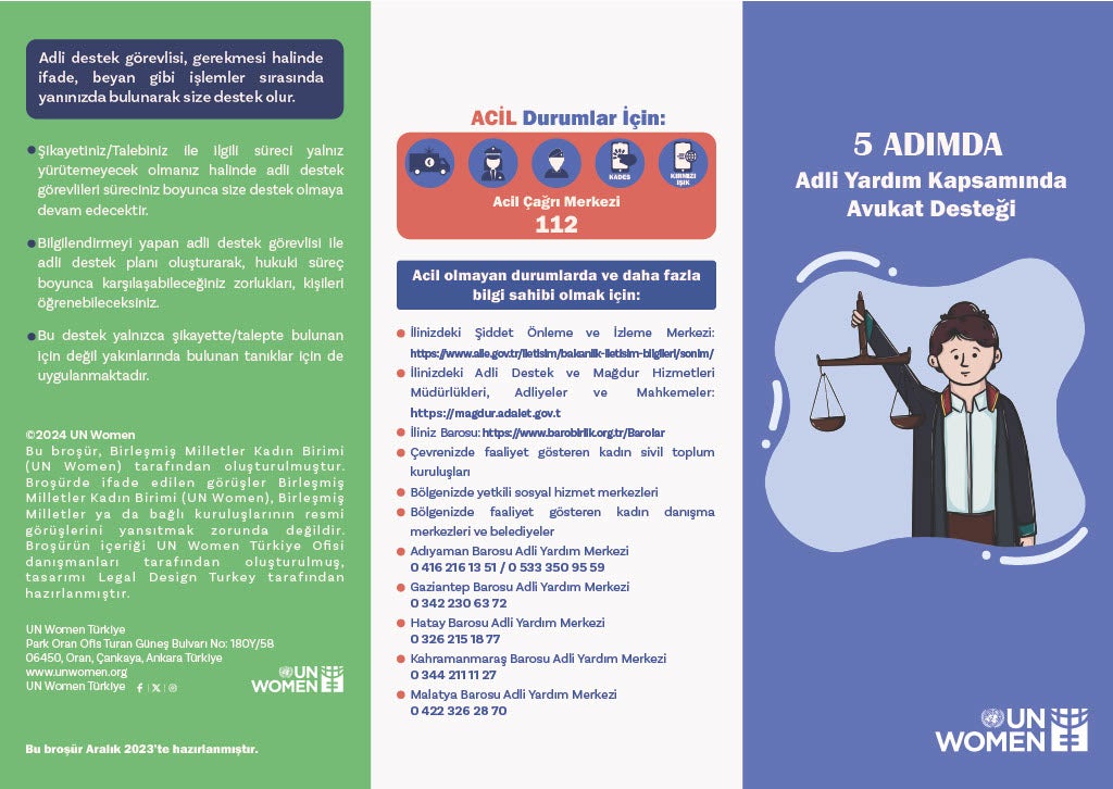 5 Adımda Adli Yardım Kapsamında Avukat Desteği (5 Steps to Legal Aid) 