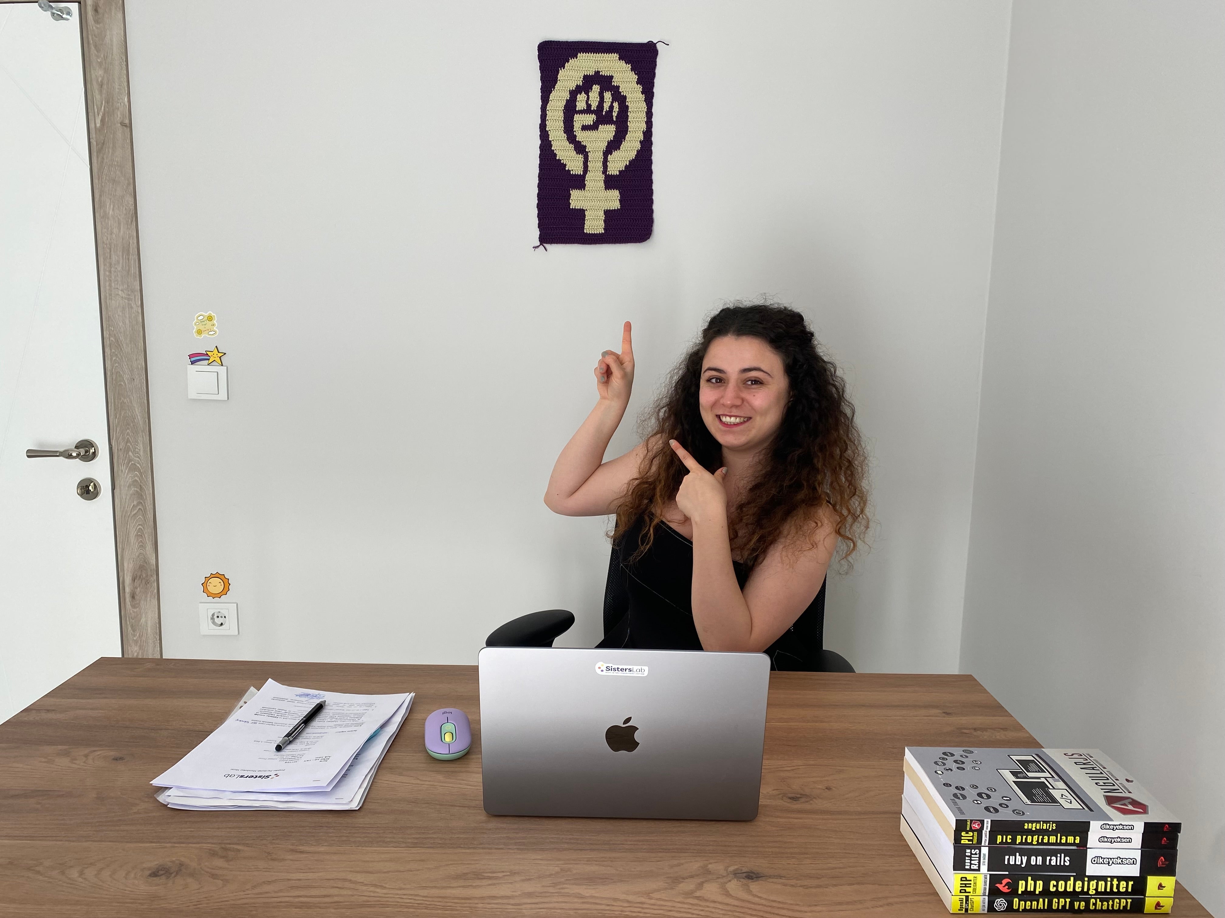 Nihal Güngör, co-founder of SistersLab - Association for Women in Science and Technology, Photo: Courtesy of Nihal Güngör