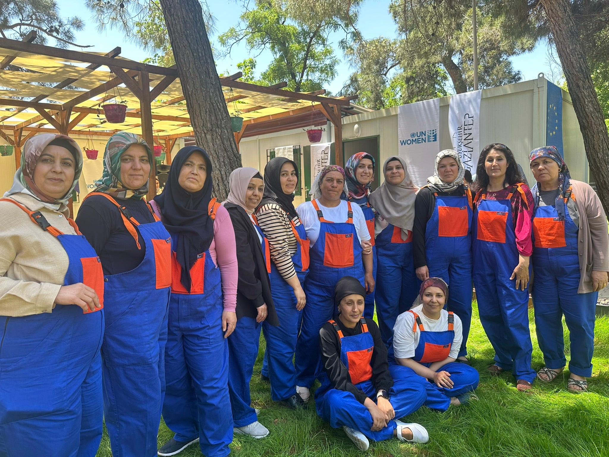 Participants of the Green Jobs and Entrepreneurship Center for Women. Photo: UN Women / Ebru Demirel 