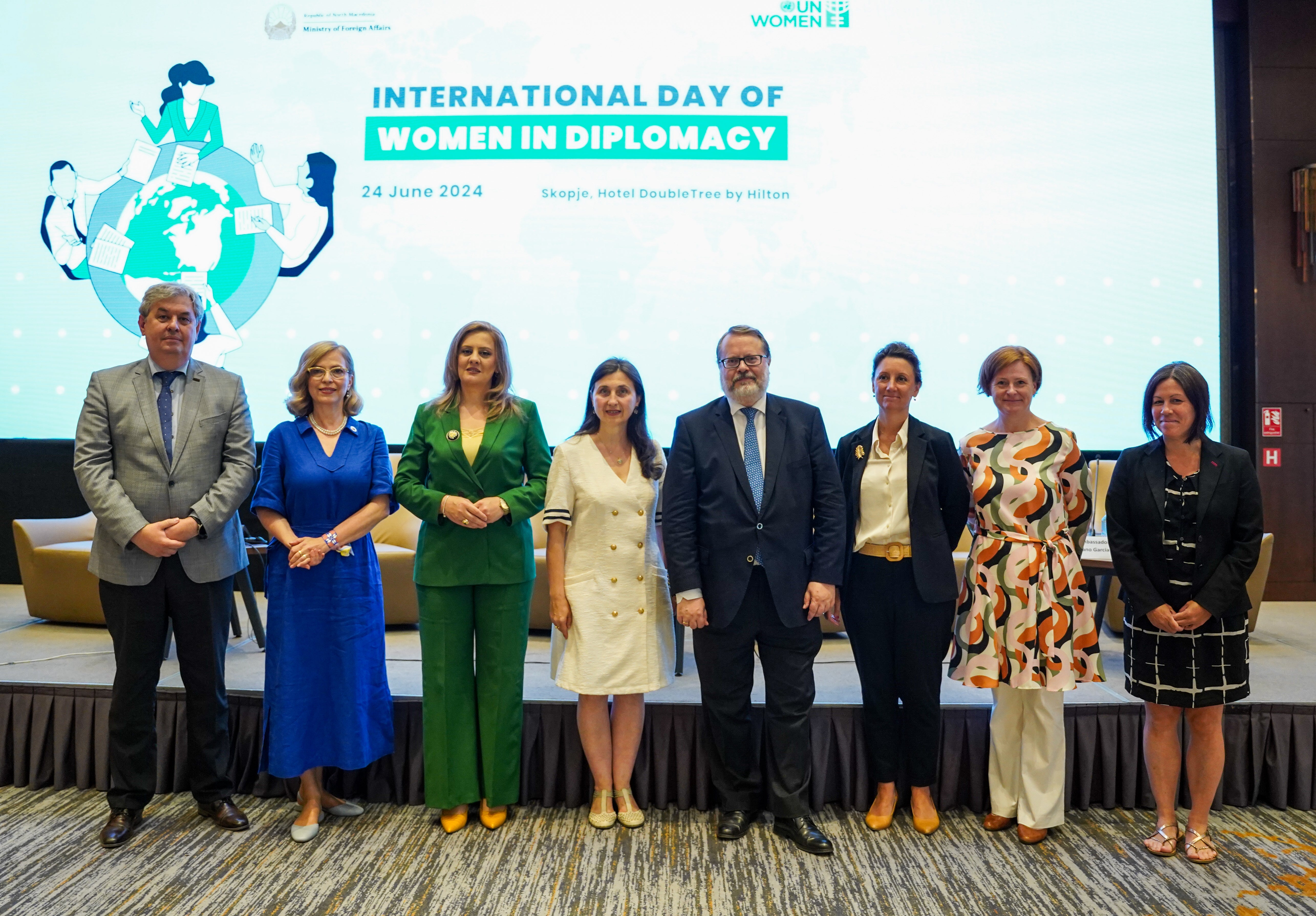 UN Women and the Ministry of Foreign Affair, for a second consecutive year, marked the International Day of Women in Diplomacy with a high-level panel discussion highlighting the pivotal role that women play in international relations and diplomatic efforts. Photo: UN Women