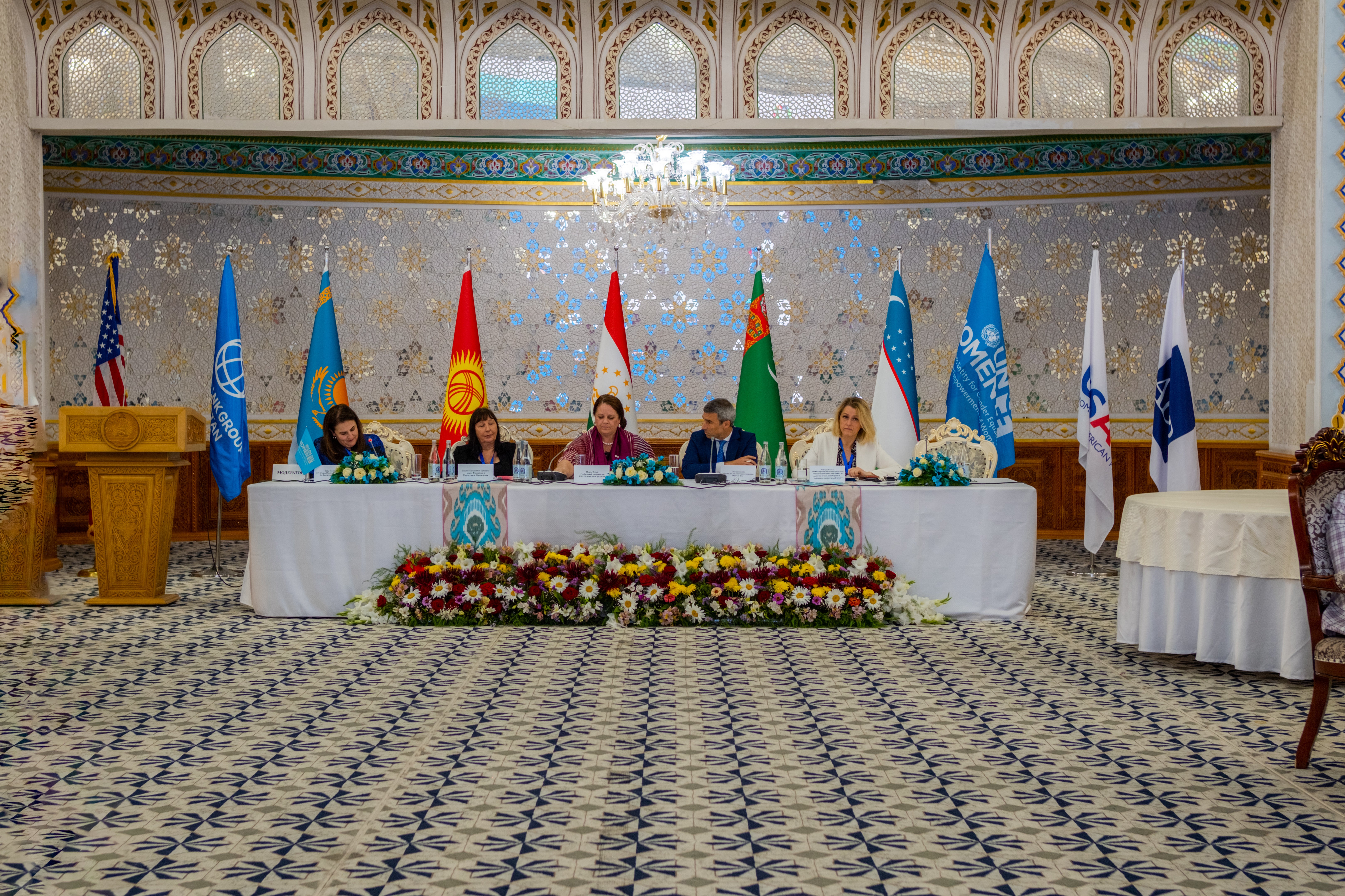 The International Forum "Women and Water" convened 120 partners from 17 countries and various sectors in Dushanbe, Tajikistan to highlight the pivotal role of women in water governance and management and their empowerment in decision-making processes. Photo: UN Women