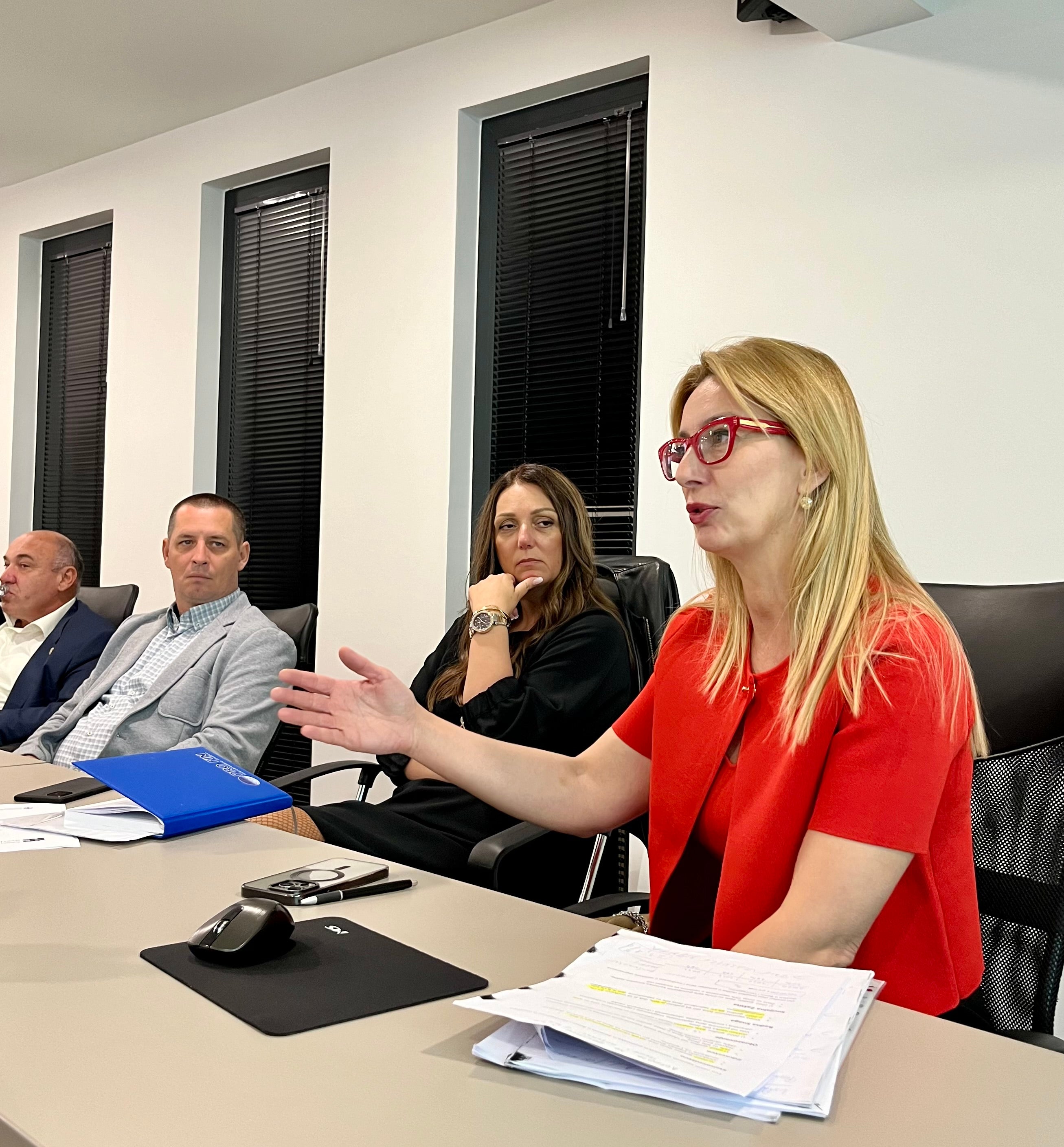 Elma Zukić, president of the Association of Microcredit Organizations in Bosnia and Herzegovina, highlighted the importance of supporting women engaged in economic activities in rural areas. Photo: UN Women