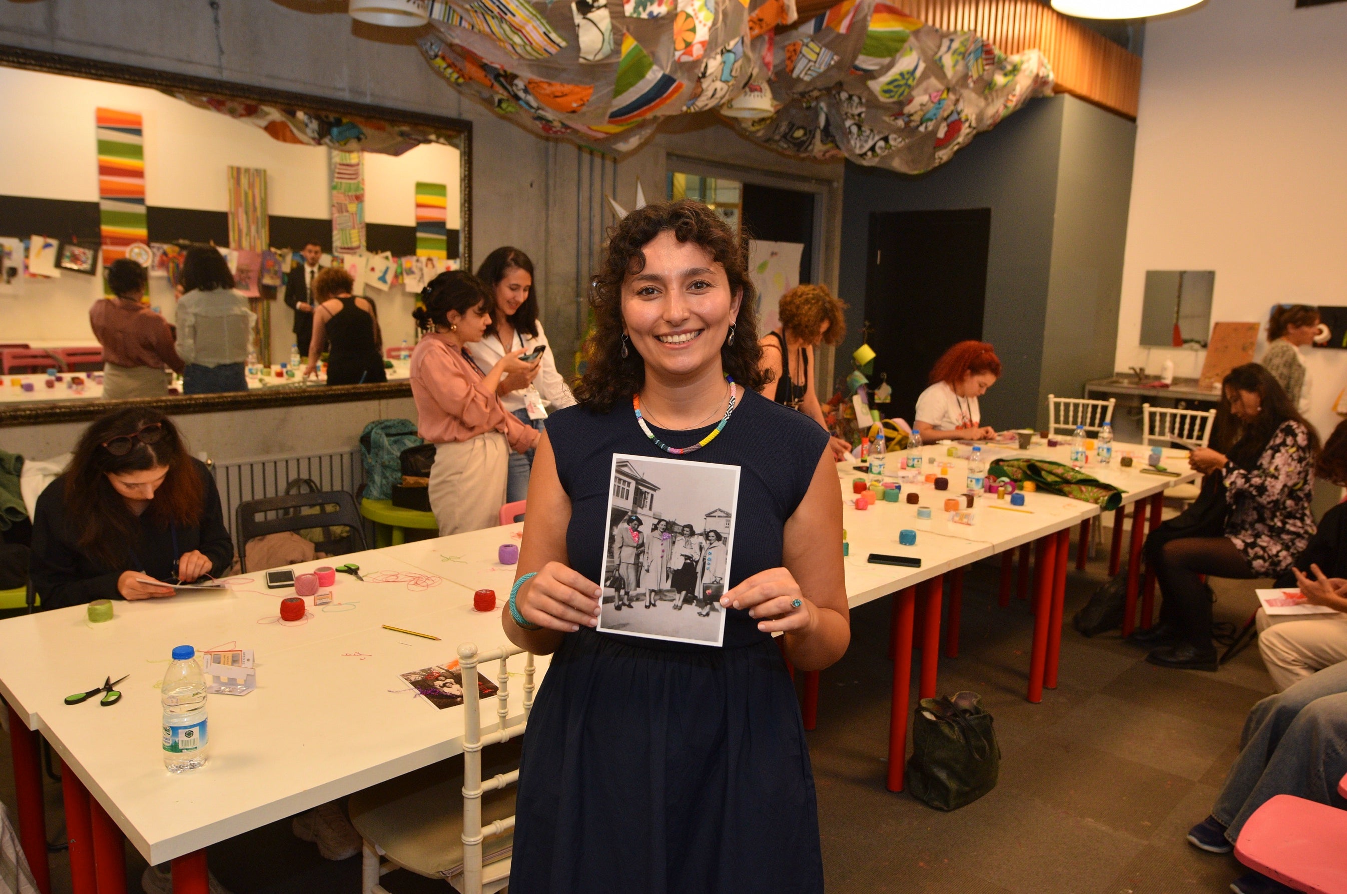 Damla Sandal is at a workshop organized by UN Women. Photo: Ender Baykuş/UN Women