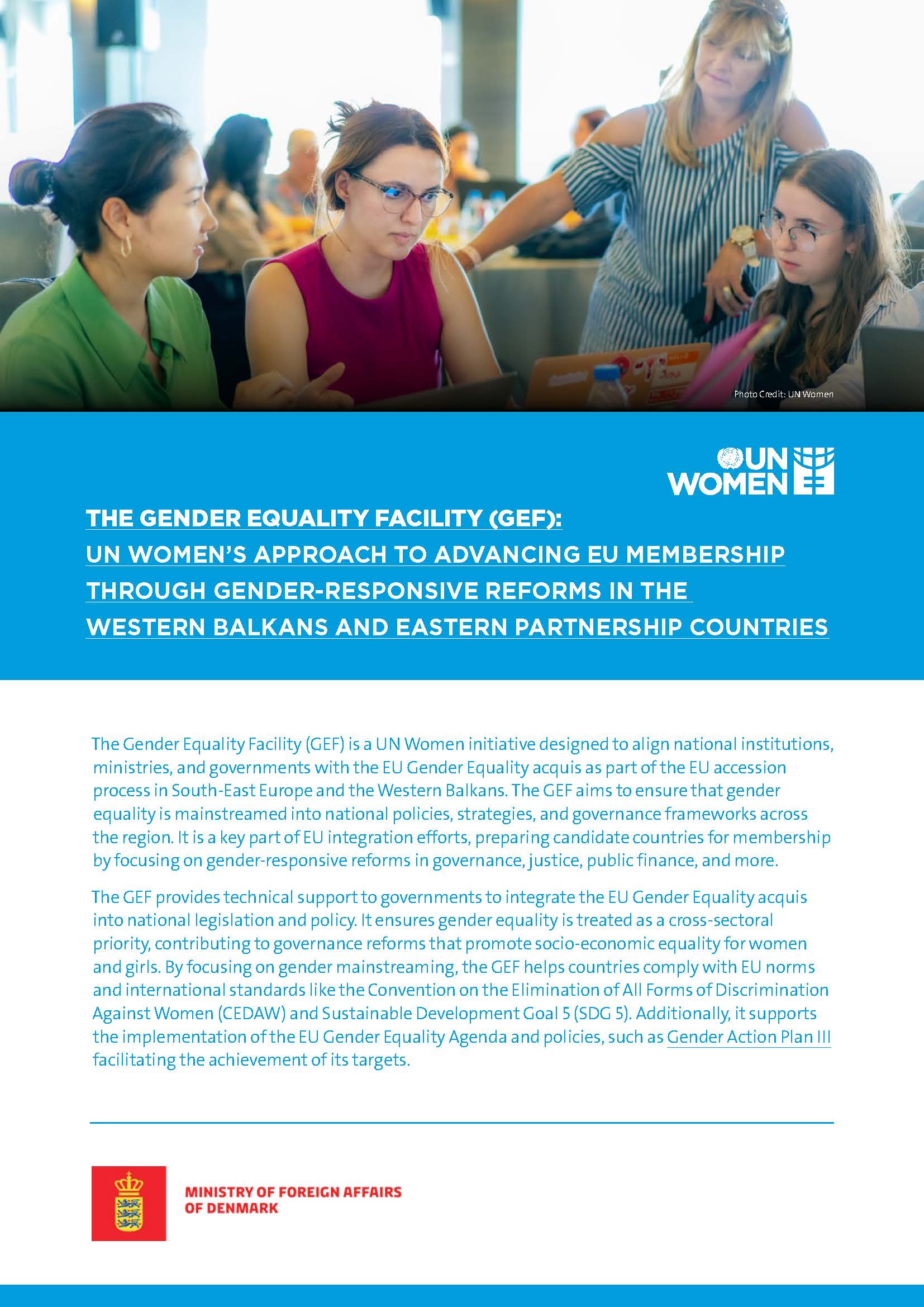 Gender Equality Facility (GEF) Policy Brief