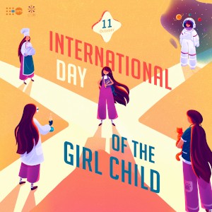 International Day of the Girl Child. Artist: Ia Ninoshvili/Forset 