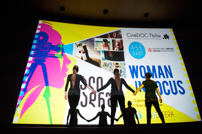 Открытие кинофестиваля «Женщина в фокусе», посвященного Международному женскому дню. Фото: «ООН-женщины» / Эана Корбезашвили