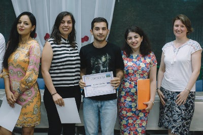 Busuioc Parapir will use the knowledge gained from "Zorjaras" to go to local communities to inform Roma women and men about their rights. Photo: UN Programme “Women in politics”/ Ramin Mazur