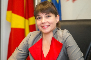 Mila Carovska, Minister of Labour and Social Policy for the former Yugoslav Republic of Macedonia. Photo: Courtesy of Mila Carovska