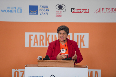 President of the Federation of Women Associations of Turkey Canan Güllü. Photo: Dogan Media Group