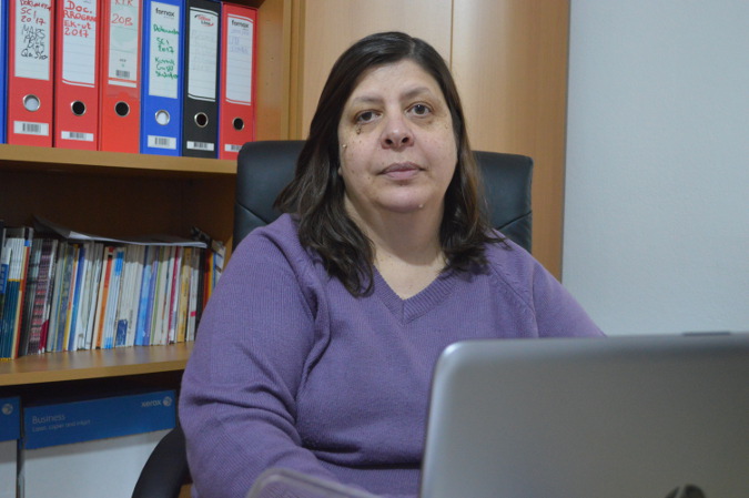 Shpresa Agushi, Executive Director of the Network of Roma, Ashkali and Egyptian Women's Organizations of Kosovo. Photo: UN Women