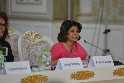 Pratibha Mehta, UN Resident Coordinator and UNDP Resident Representative to Tajikistan. UN Women/Bakhriddin Isamutdinov