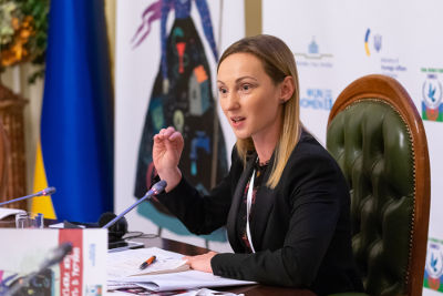 Member of Parliament of Ukraine Iryna Suslova. Photo: UN Women/Roman Shalamov