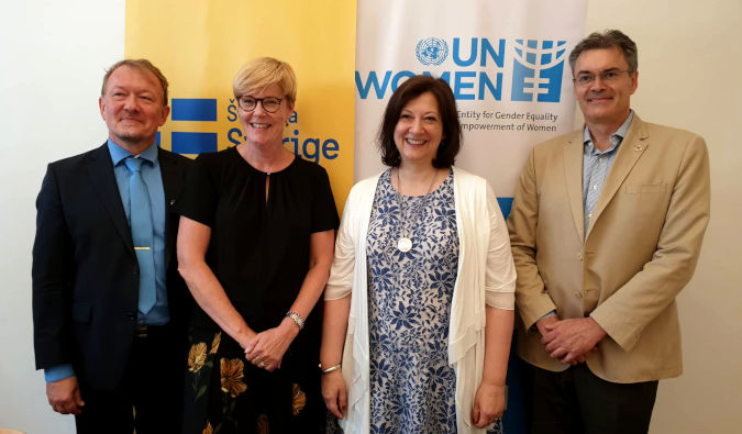 Sweden and UN Women in Bosnia and Herzegovina confirm their continued partnership. Photo: The Embassy of Sweden in Bosnia and Herzegovina/Abela Purivatra