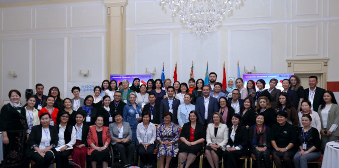 Participants of Beijing+25 sub-regional consultation for Europe and Central Asia. Photo: UN Women/Marlis Esenakunov