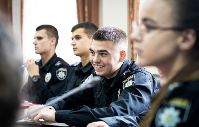 Students of the National Academy of Internal Affairs. Photo: UN Women/Sergey Korovaynyi