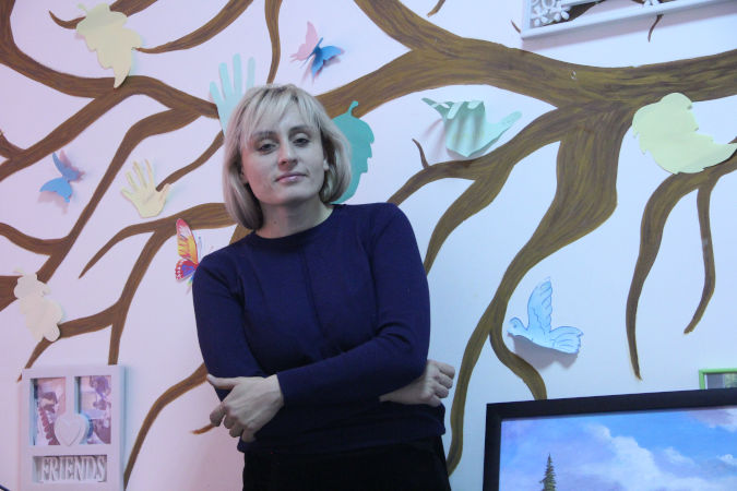 Anna Ryl is the  head of the anti-trafficking foundation, Korgau Astana, in Kazakhstan. Photo: Karina Amralina/UN Women