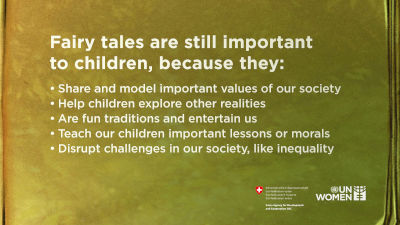 Fairy tales allow kids to escape from reality, but they can also have a strong educational power informing girls and boys on gender equality and feminism. 