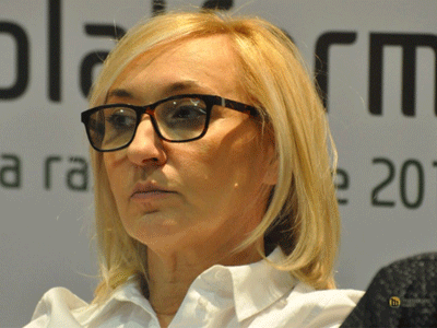 Biljana Stepanov, CSW Director and Board President of SOS Vojvodina. Photo by Medija centar Beograd.