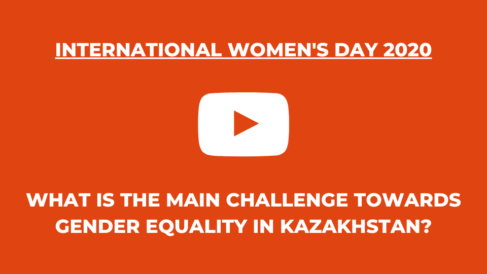 International Women's Day video from Kazakhstan