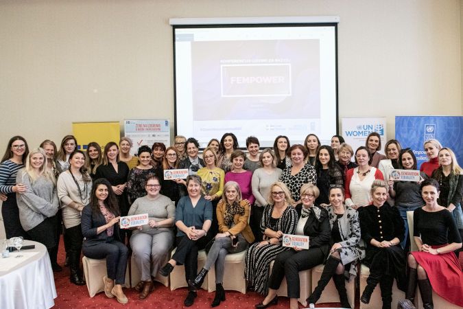 More than 60 women leaders from all over Bosnia and Herzegovina gathered to discuss the development of women’s leadership. Photo: UN Women Bosnia and Herzegovina