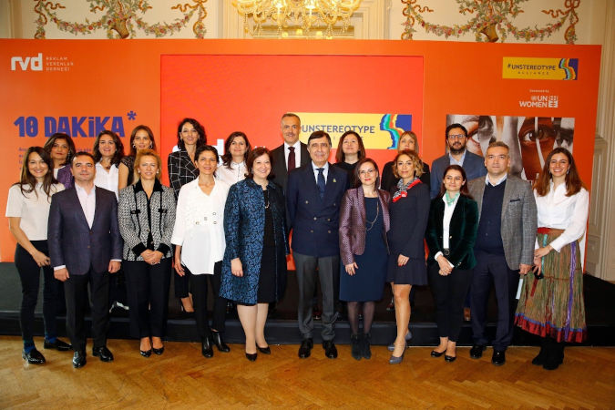 The Unstereotype Alliance Turkey chapter was launched in late 2019 as an action coalition of gender equality champions, advertisers, brands and companies. Photo: UN Women Turkey